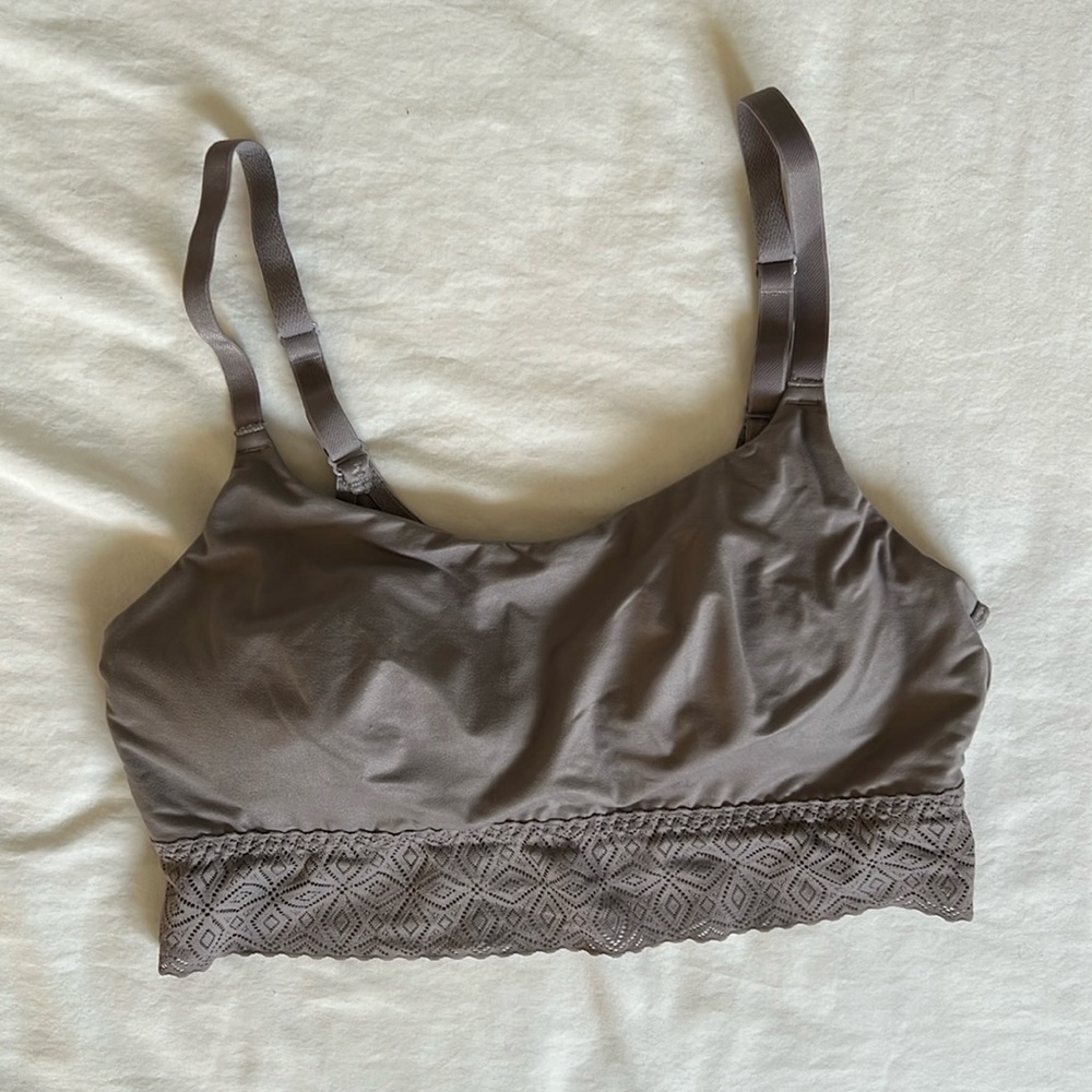 gray bra tank top